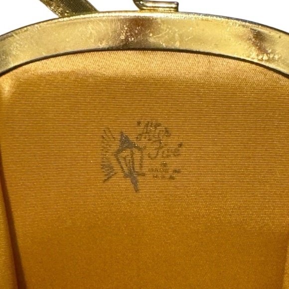 Vintage After Five Gold Purse nwot - Picture 5 of 5